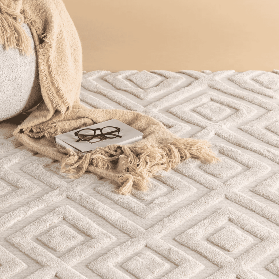 Nohr Vloerkleed 'Rondale' 200 x 290cm, kleur Off White afbeelding 1