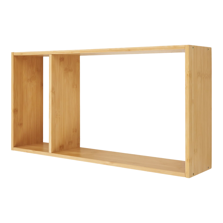 Koen bamboe wandplank naturel - 70 x 35,5 cm Koen bamboe wandplank naturel - 70 x 35,5 cm afbeelding 1