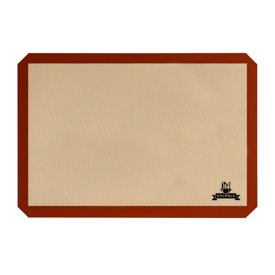 Krumble Siliconen bakmat - Silicoon - Glasvezel - Bruin - 40x60 cm afbeelding 1