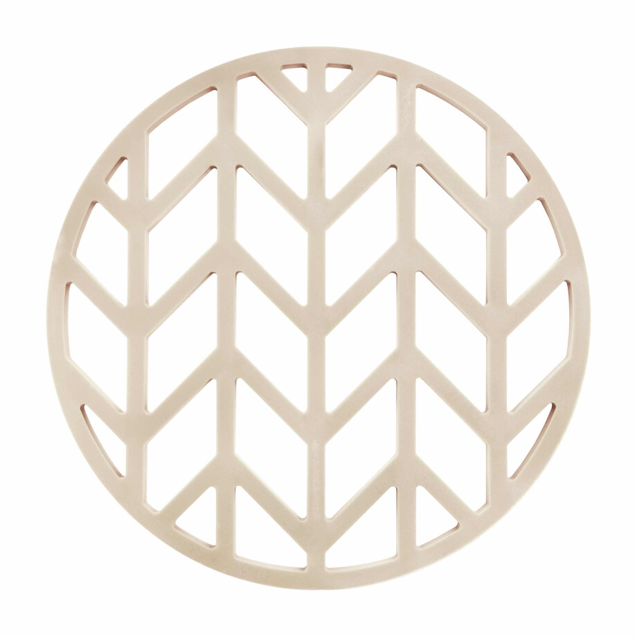 Krumble Pannenonderzetter - Pijlen - Diameter 14 cm - Beige afbeelding 1