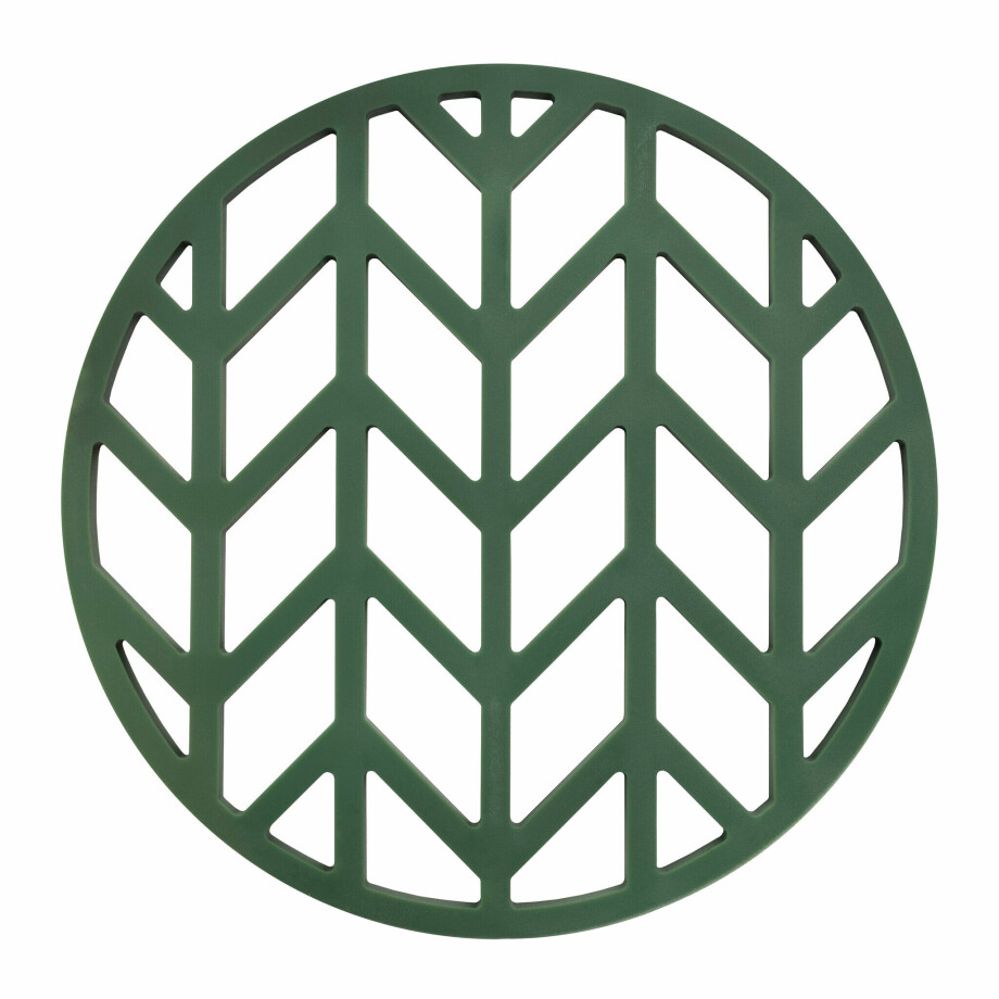 Krumble Pannenonderzetter - Pijlen - Diameter 14 cm - Groen afbeelding 1