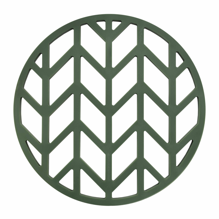Krumble Pannenonderzetter - Pijlen - Diameter 14 cm - Groen afbeelding 1