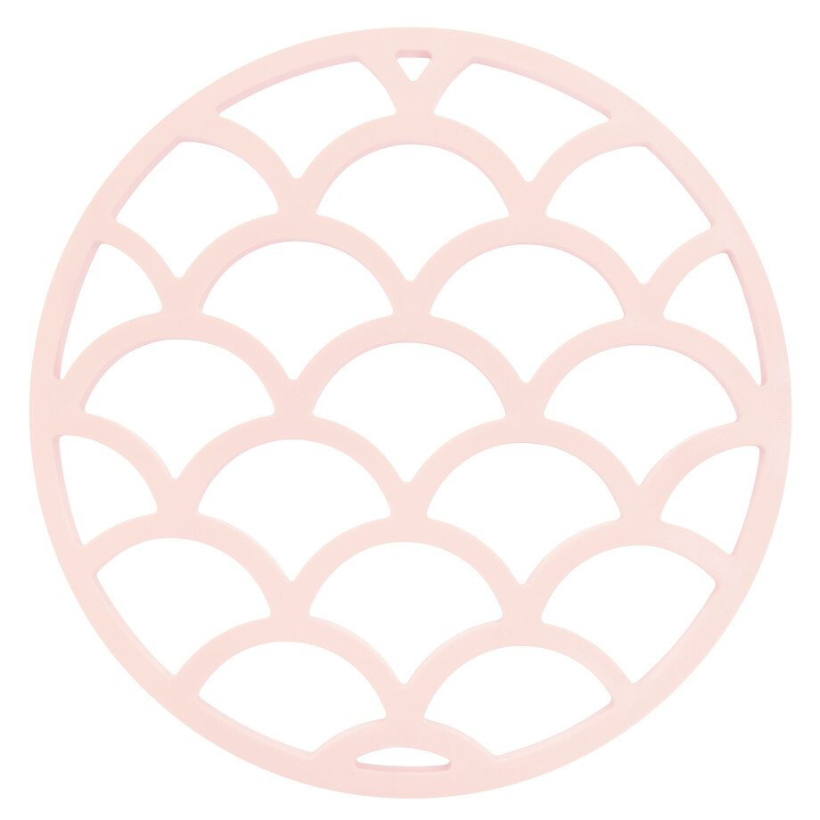 Krumble Pannenonderzetter - Schubben - Diameter 14 cm - Roze afbeelding 1