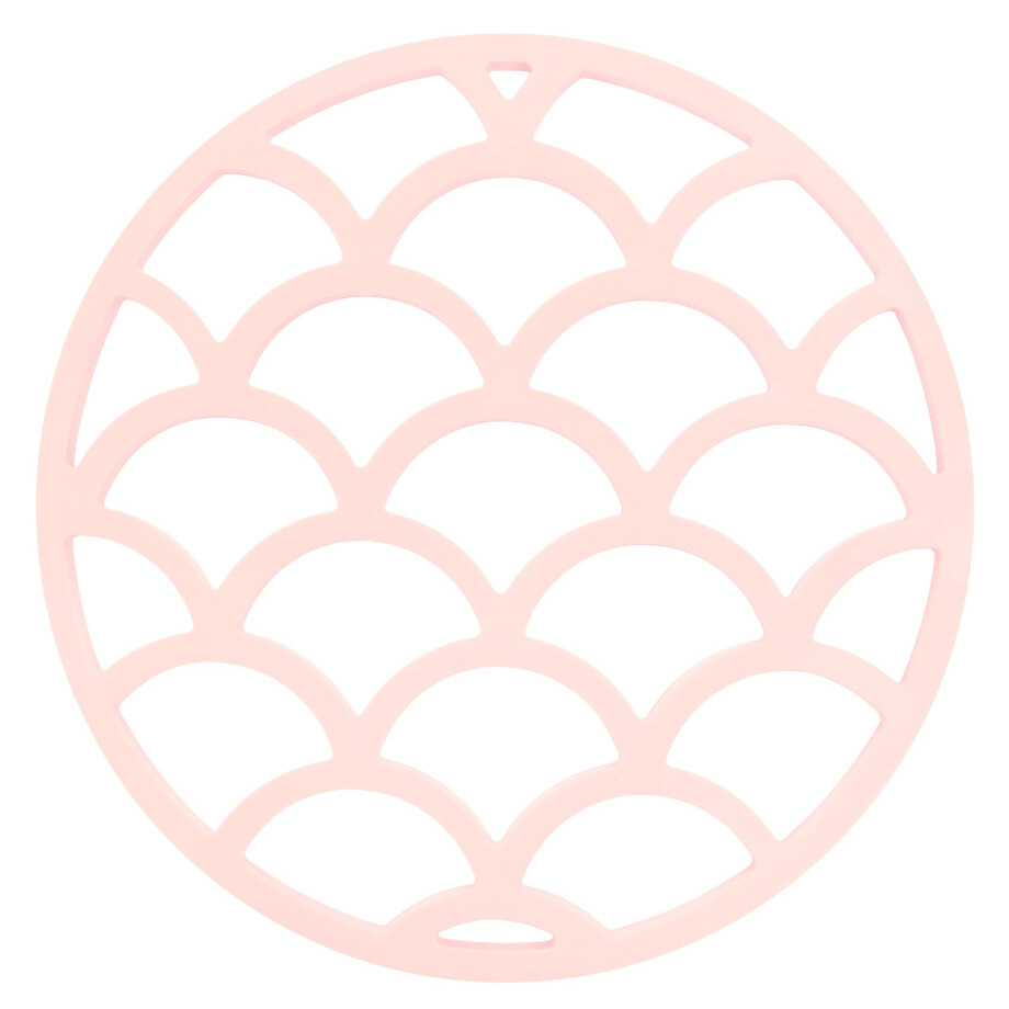 Krumble Pannenonderzetter - Schubben - Diameter 14 cm - Roze afbeelding 1