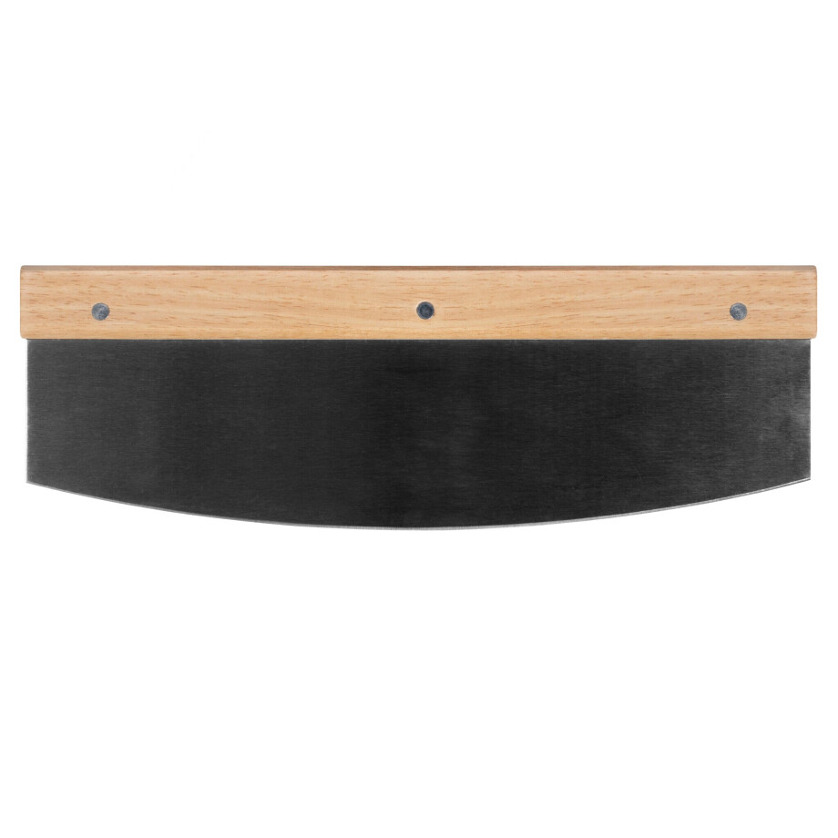 Krumble Pizzasnijder met houten handvat - RVS Krumble Pizzasnijder met houten handvat - RVS afbeelding 1