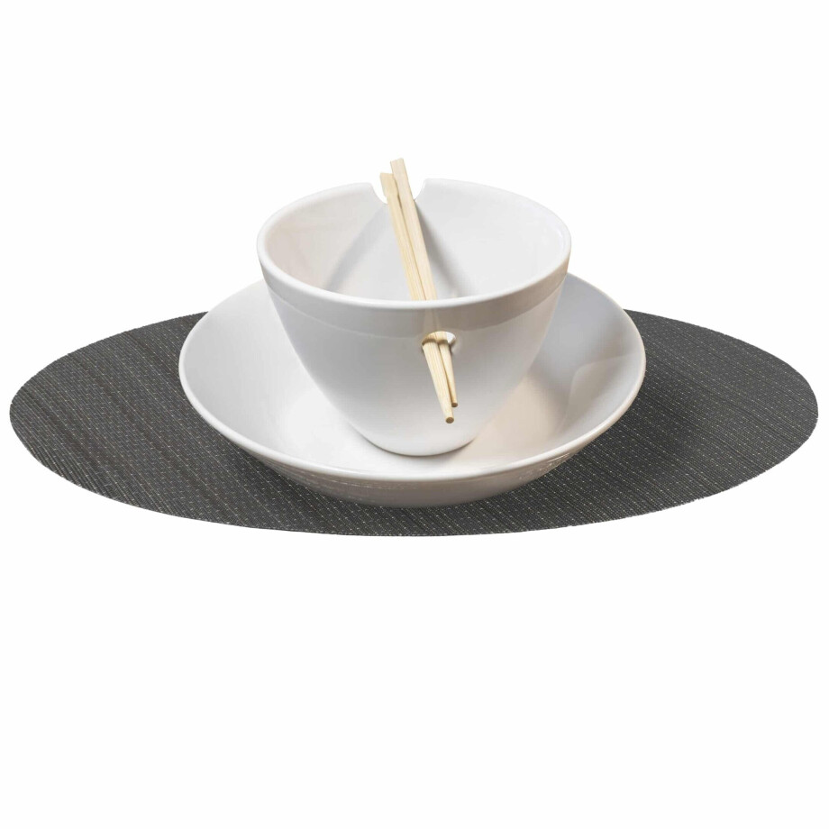 Krumble Placemat - Ovaal - Grijs afbeelding 1