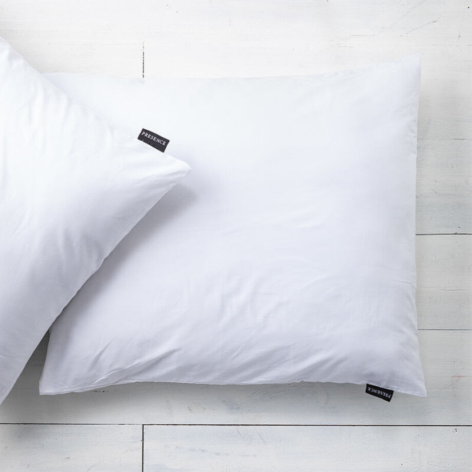Kussensloop Percale Katoen - 2-PACK - Wit - Presence - 60x70 Cm - Percale Katoen - Dekbed-Discounter.nl Kussensloop Percale Katoen - 2-PACK - Wit - Presence - 60x70 Cm - Percale Katoen - Dekbed-Discounter.nl afbeelding 1