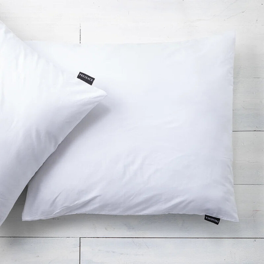 Kussenslopen Percale Katoen 2 PACK Effen Wit Presence - Dekbed-Discounter.nl afbeelding 1