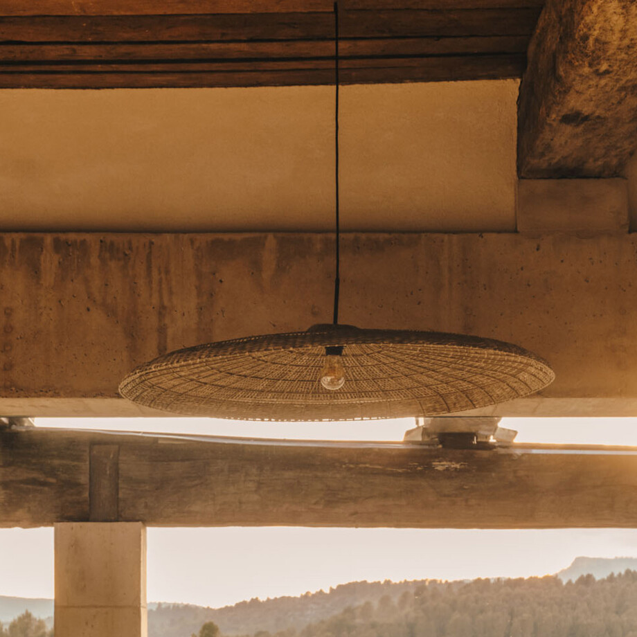 Kave Home Lampenkap 'Cruilles' Zeegras, Ø100cm Kave Home Lampenkap 'Cruilles' Zeegras, Ø100cm afbeelding 1