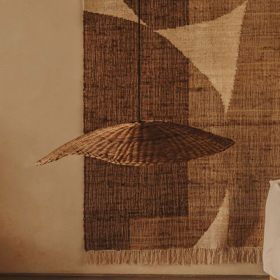 Kave Home Lampenkap 'Bisbal' Rotan, Ø80cm (excl. fitting) Kave Home Lampenkap 'Bisbal' Rotan, Ø80cm (excl. fitting) afbeelding 1