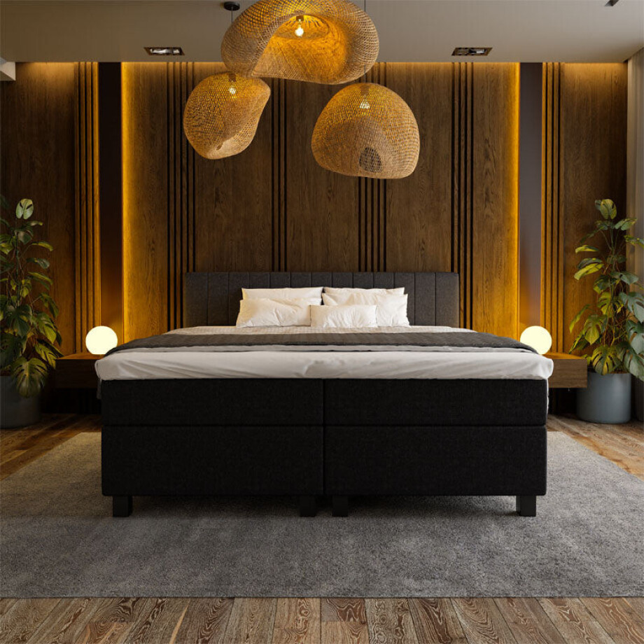 Boxspring 90x200 Cm Koudschuim (10 Cm) Incl. Montage Nova Spring - Dekbed-Discounter.nl Boxspring 90x200 Cm Koudschuim (10 Cm) Incl. Montage Nova Spring - Dekbed-Discounter.nl afbeelding 1