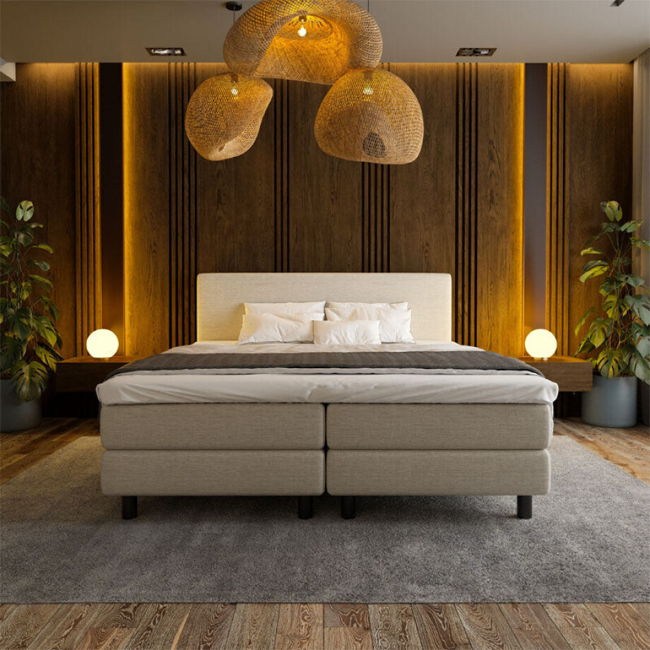 Boxspring Hotel - Beige - Dekbed-Discounter.nl Boxspring Hotel - Beige - Dekbed-Discounter.nl afbeelding 1