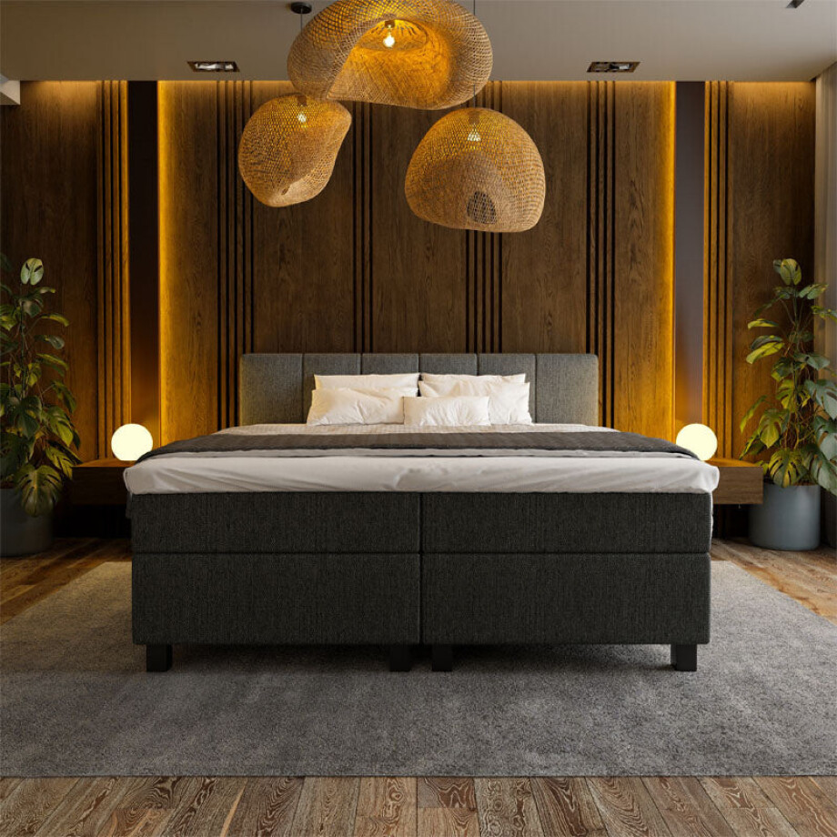 Boxspring 140x210 Cm Koudschuim + 10 Cm Excl. Montage Nova Spring - Dekbed-Discounter.nl afbeelding 1