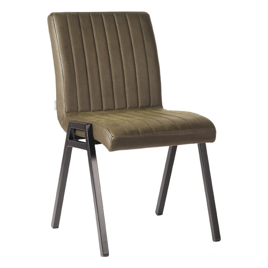 LABEL51 Eetkamerstoel 'Matz', kleur Groen LABEL51 Eetkamerstoel 'Matz', kleur Groen afbeelding 1