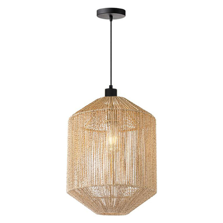 LABEL51 Hanglamp 'Ibiza' Jute, kleur Naturel afbeelding 1