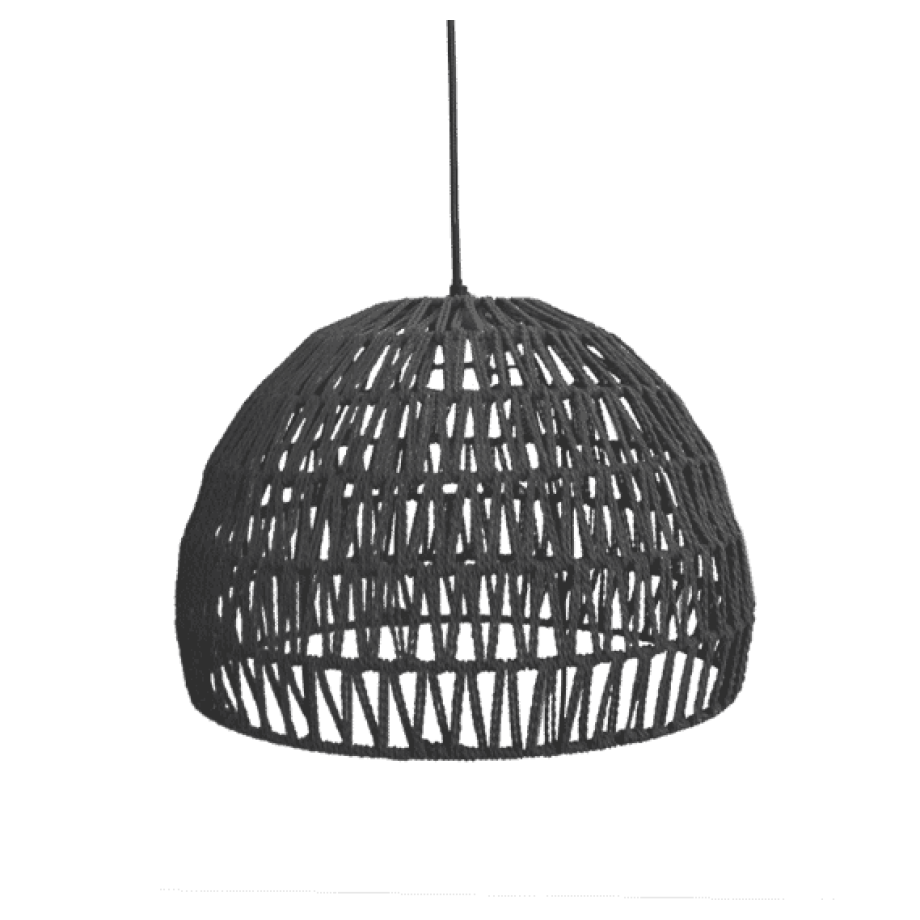 LABEL51 hanglamp 'Touw' large, kleur Zwart afbeelding 1