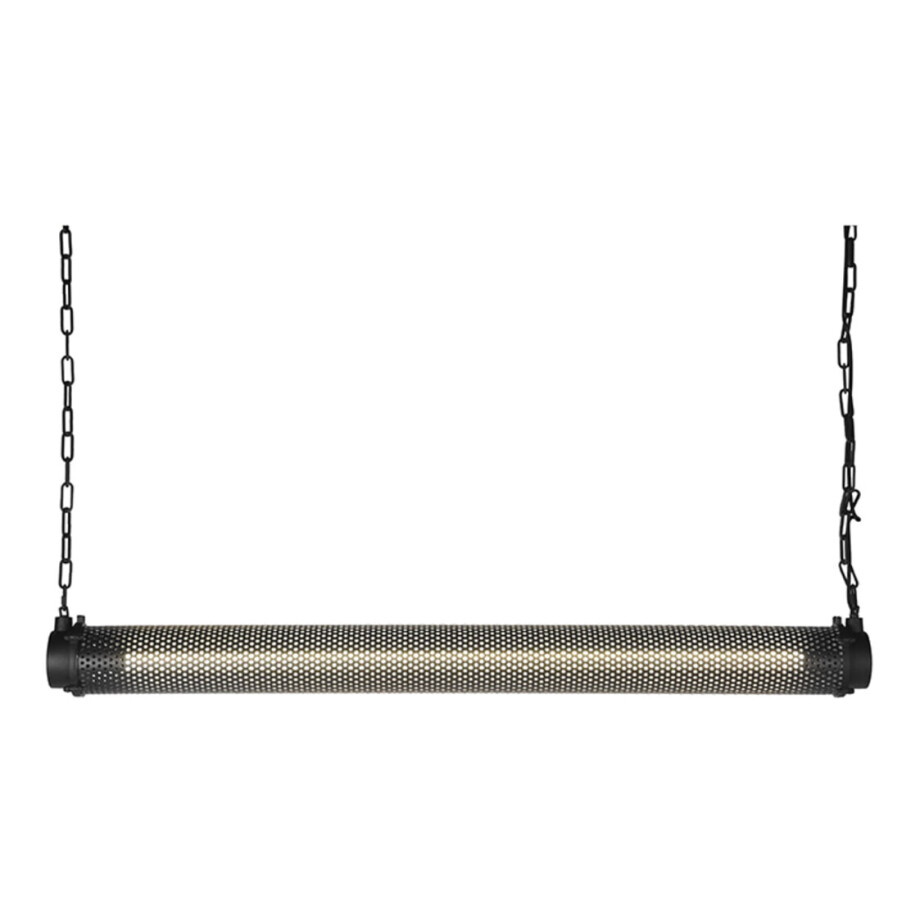 LABEL51 Hanglamp 'Tube', Metaal, 130cm, kleur Zwart afbeelding 1
