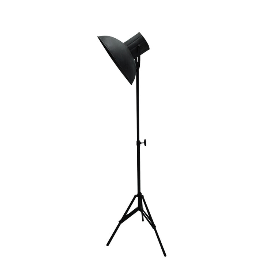 LABEL51 Industriële vloerlamp 'Factory', kleur Zwart afbeelding 1
