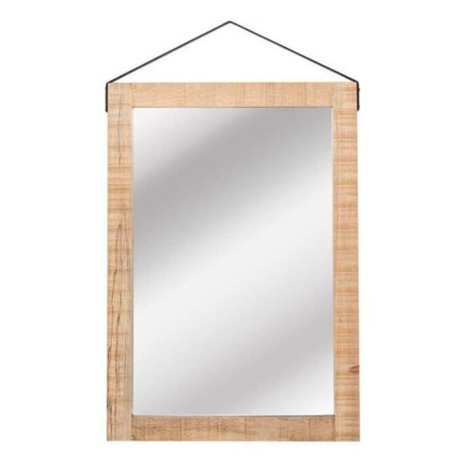 LABEL51 Spiegel 'Naturel', Mangohout, 70 x 100cm LABEL51 Spiegel 'Naturel', Mangohout, 70 x 100cm afbeelding 1