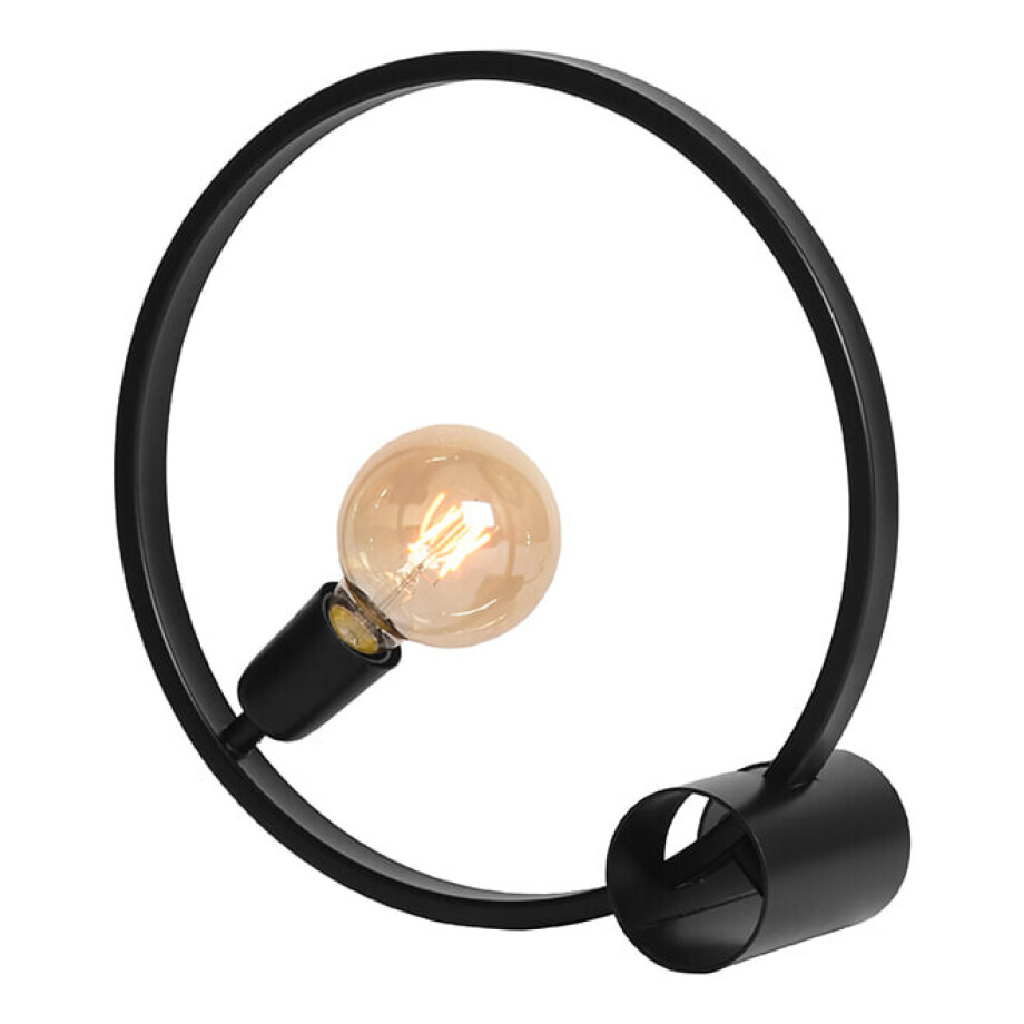LABEL51 Tafellamp 'Ring' kleur Zwart afbeelding 1