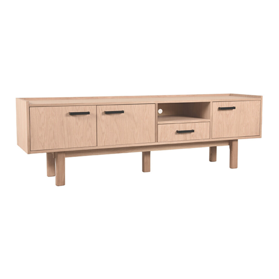 LABEL51 TV-meubel 'Cali' Naturel Eiken, 190cm afbeelding 1