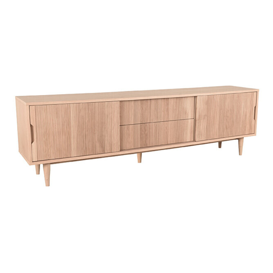 LABEL51 TV-meubel 'Jule' Naturel Eiken, 200cm afbeelding 1