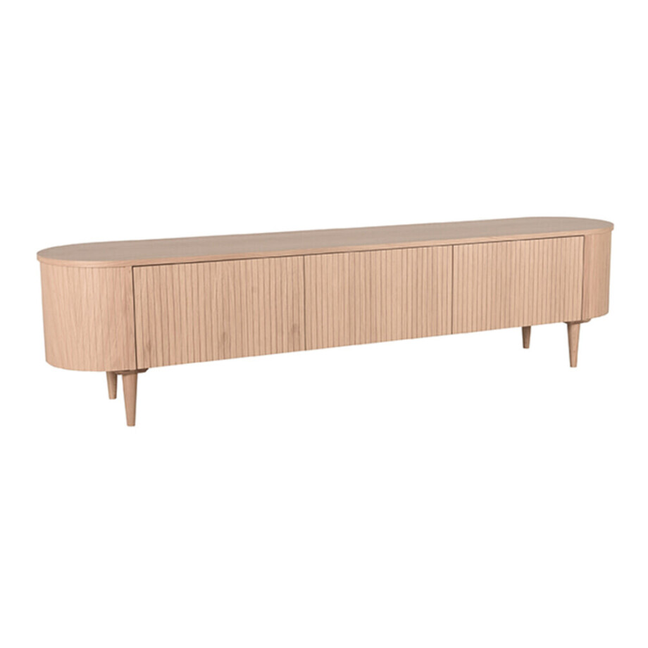 LABEL51 TV-meubel 'Oliva' Naturel Eiken, 220cm afbeelding 1
