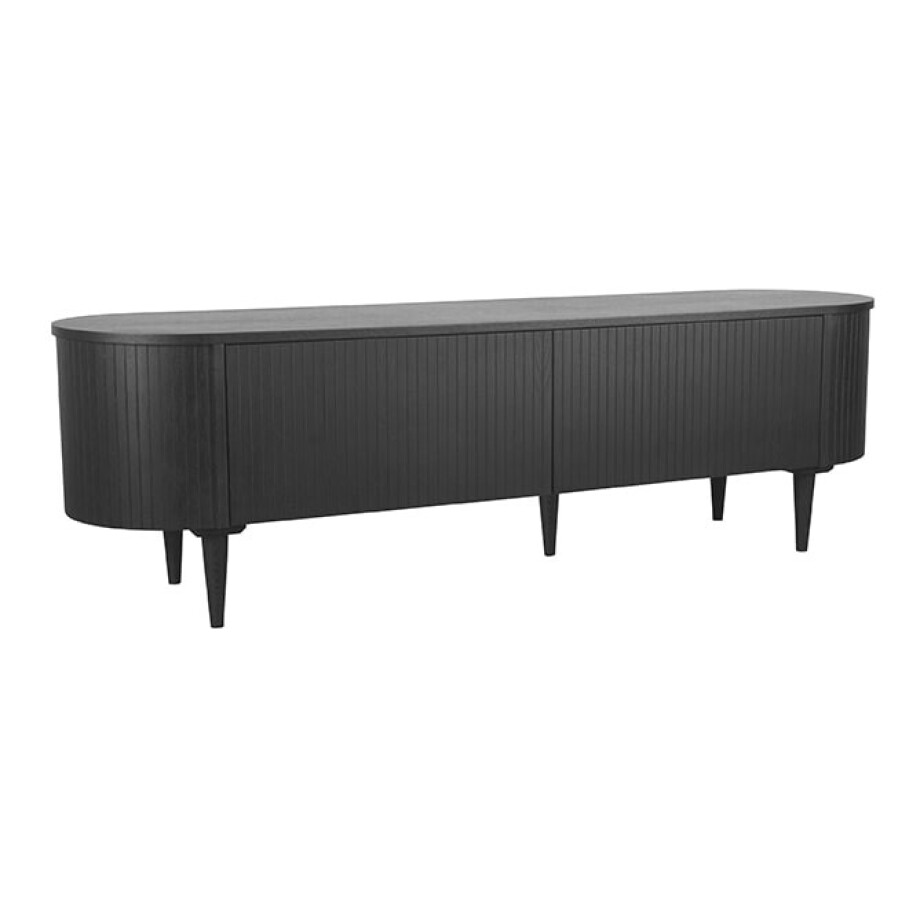 LABEL51 TV-meubel 'Oliva' Zwart Eiken, 180cm afbeelding 1