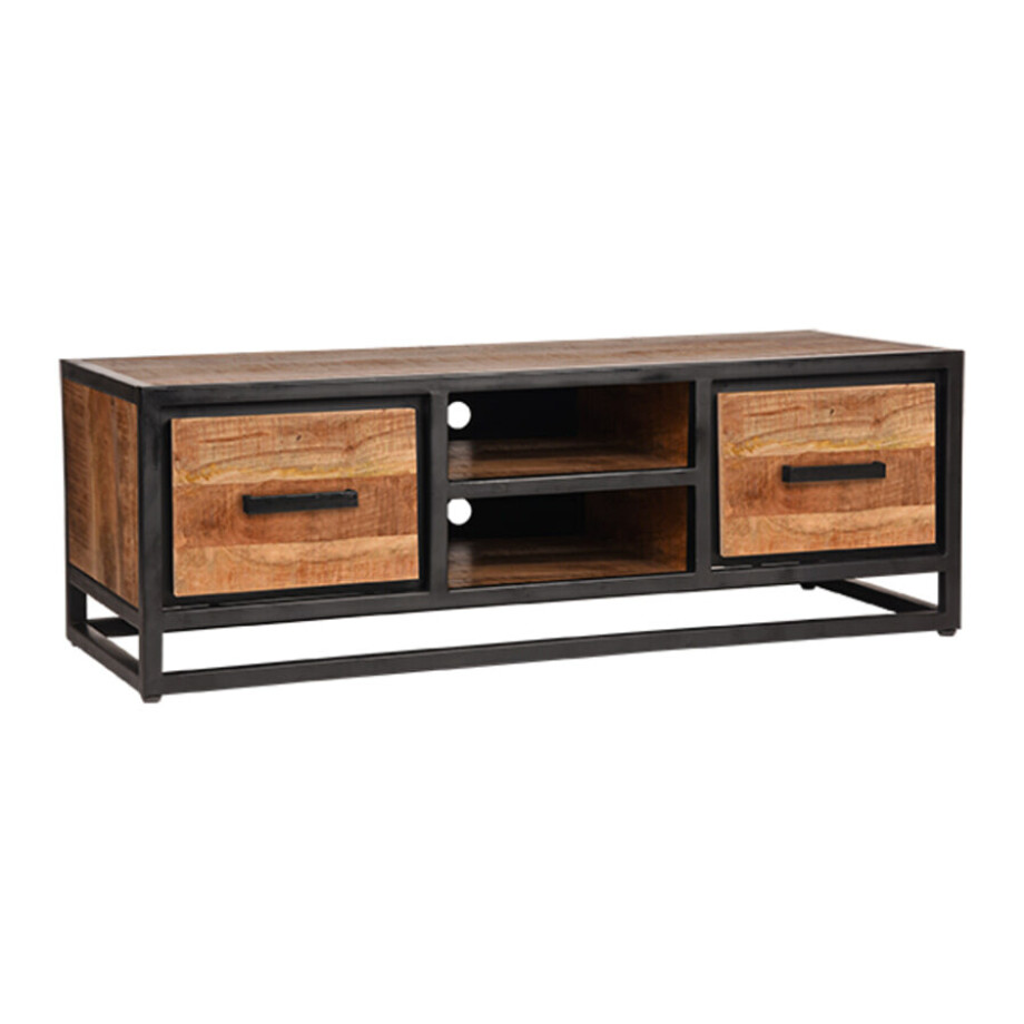 LABEL51 TV-meubel 'Tampa' Mangohout, 120cm afbeelding 1