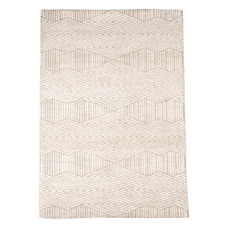 LABEL51 Vloerkleed 'Cosy' 160 x 230cm, kleur Taupe afbeelding 1