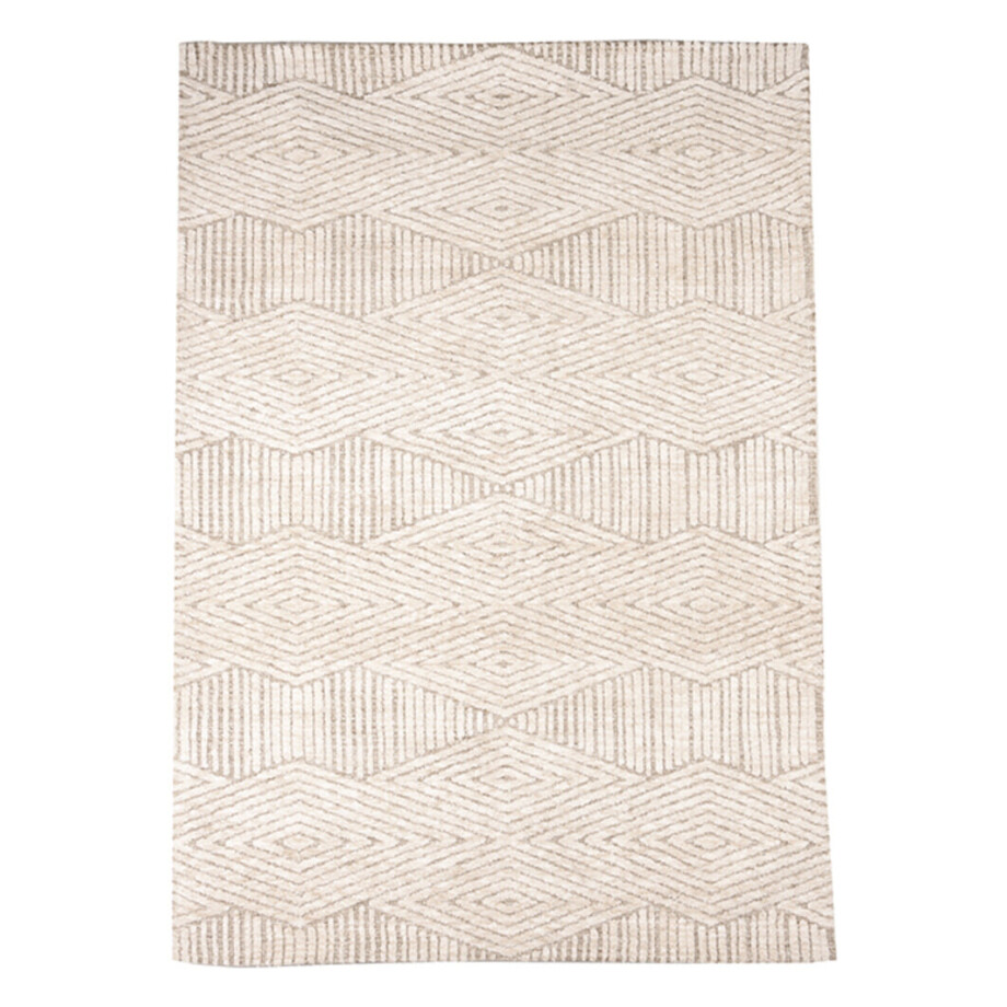 LABEL51 Vloerkleed 'Cosy' 200 x 300cm, kleur Taupe afbeelding 1