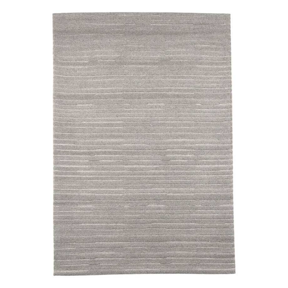 LABEL51 Vloerkleed 'Luxy' Wol, 160 x 230cm, kleur Grijs afbeelding 1