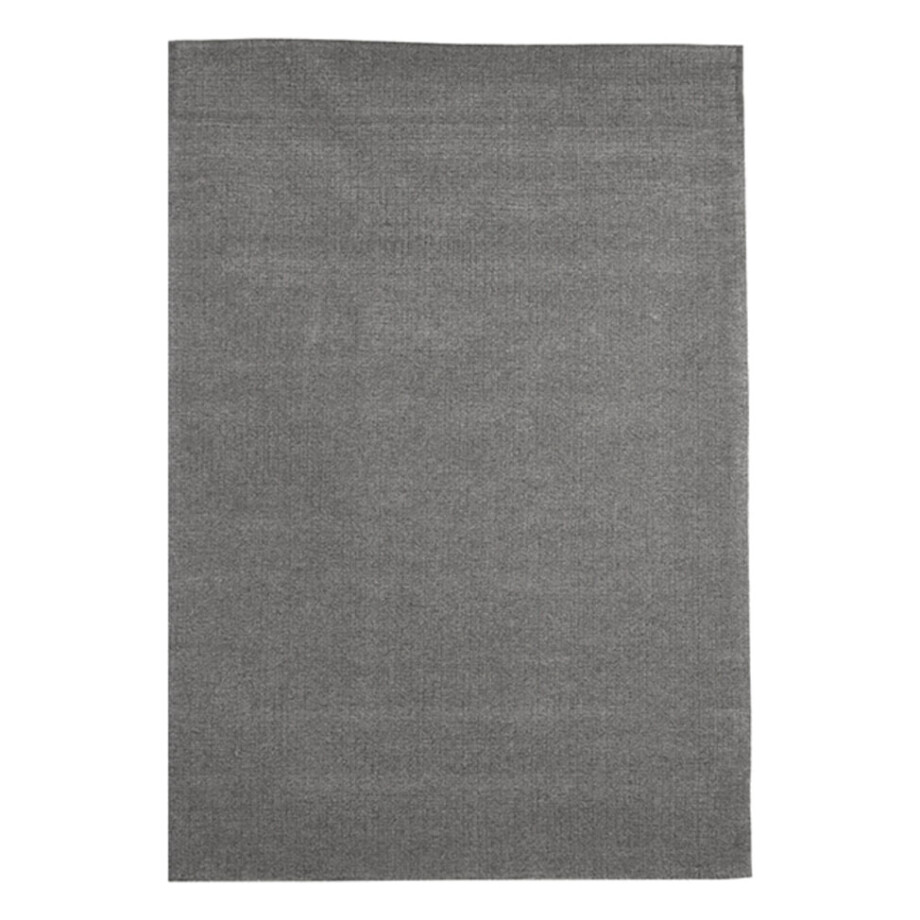 LABEL51 Vloerkleed 'Wolly' Wol, 160 x 230cm, kleur Donkergrijs afbeelding 1
