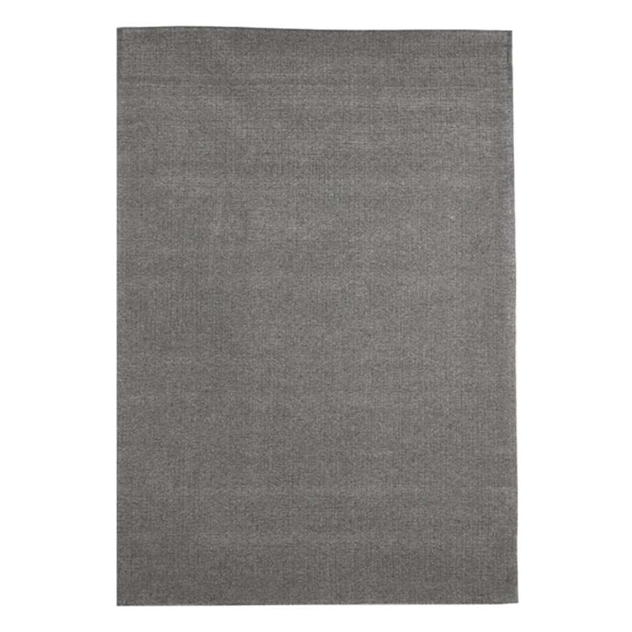 LABEL51 Vloerkleed 'Wolly' Wol, 200 x 300cm, kleur Donkergrijs afbeelding 1