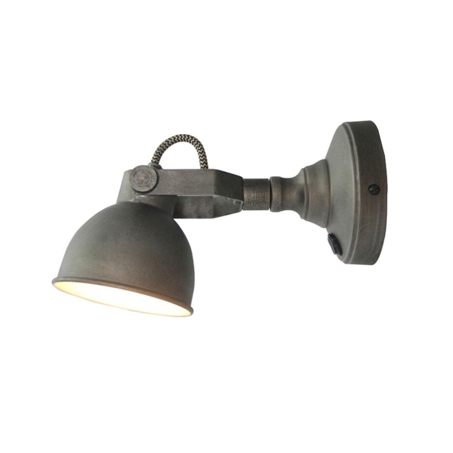 LABEL51 wandlamp 'Led Bow M', kleur Burned Steel afbeelding 1