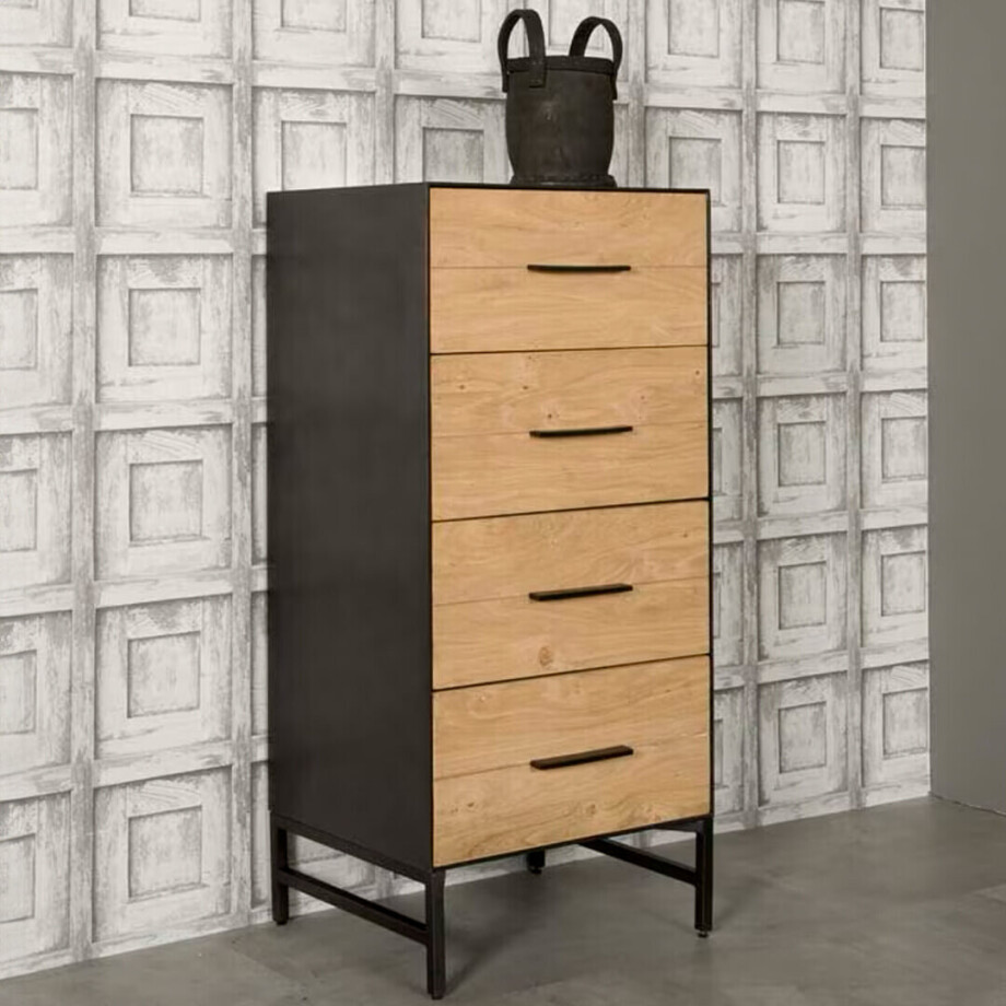 Tower Living Ladekast 'Lido' Eiken, 114 x 55cm Tower Living Ladekast 'Lido' Eiken, 114 x 55cm afbeelding 1