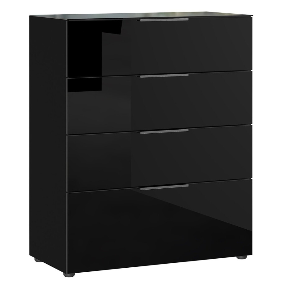Ladekast Oakland 102 cm hoog in zwart afbeelding 1