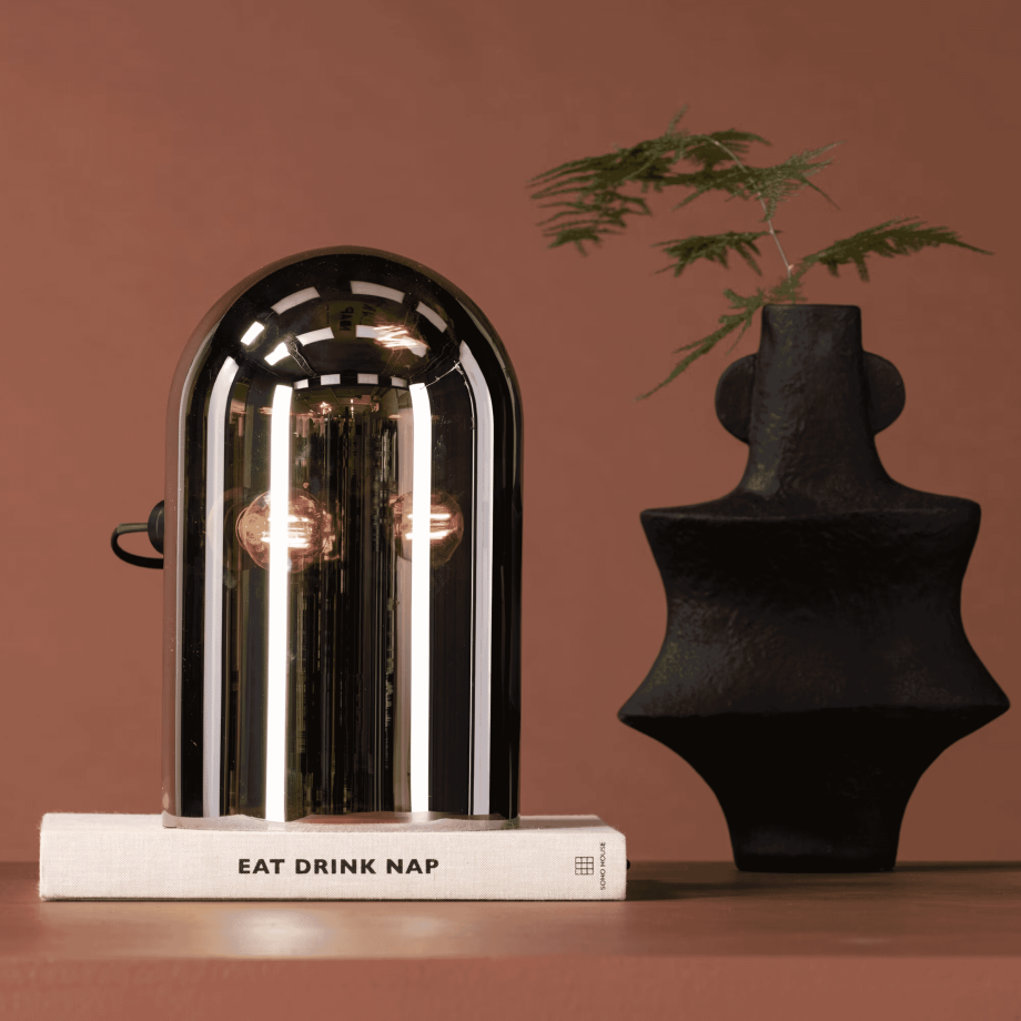 Nohr Tafellamp 'Juri' Smoked glas Nohr Tafellamp 'Juri' Smoked glas afbeelding 1