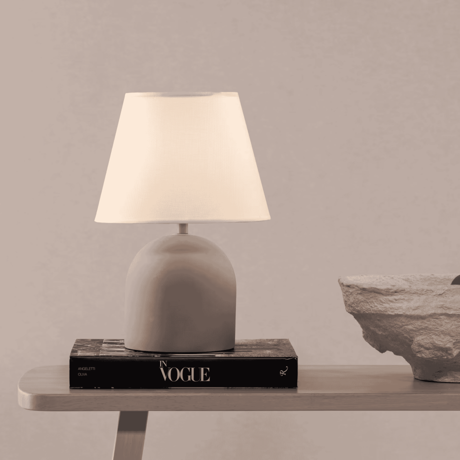 Nohr Tafellamp 'Jatasha' kleur Grijs afbeelding 1