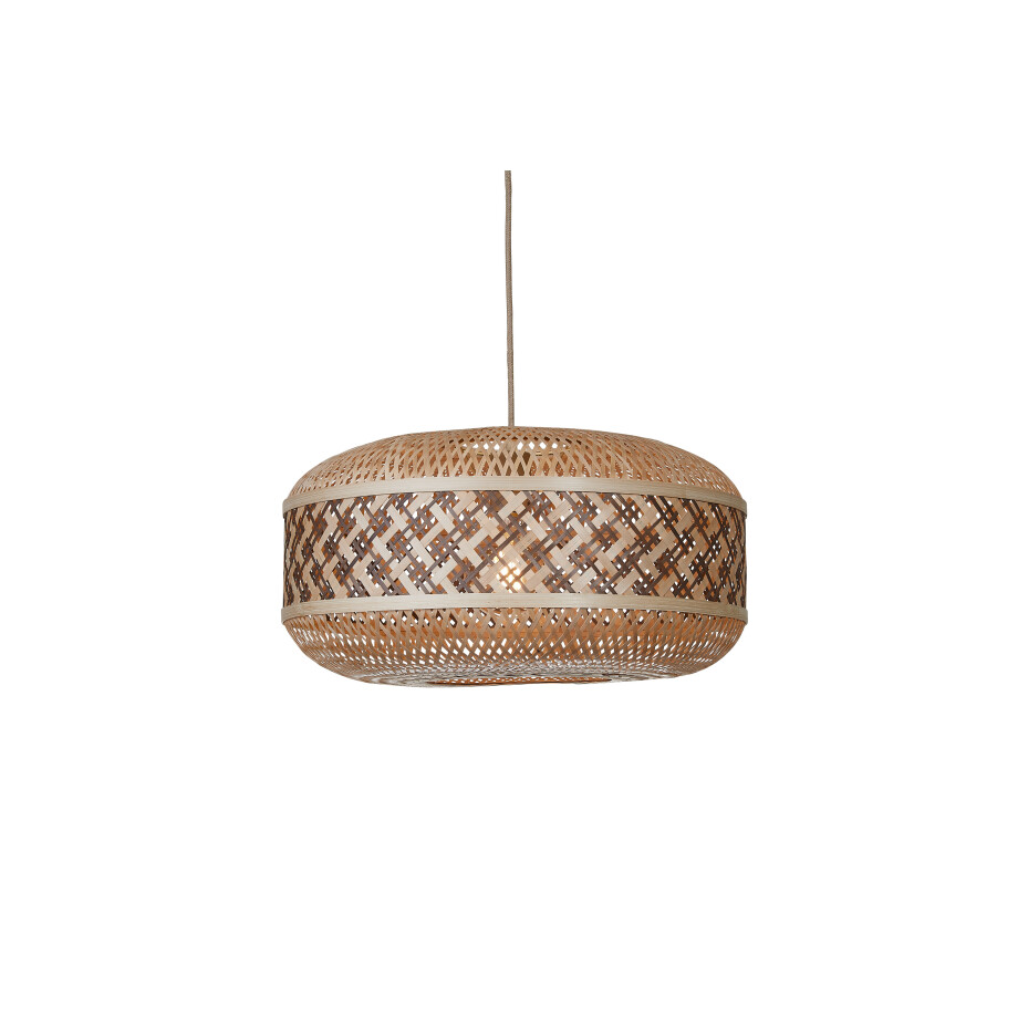 GOOD&MOJO Hanglamp 'Langkawi' Bamboe, 50cm, kleur Naturel/Bruin afbeelding 1