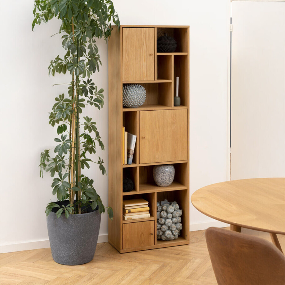 Bendt Wandkast 'Lashante' Eiken, 180 x 61cm afbeelding 1