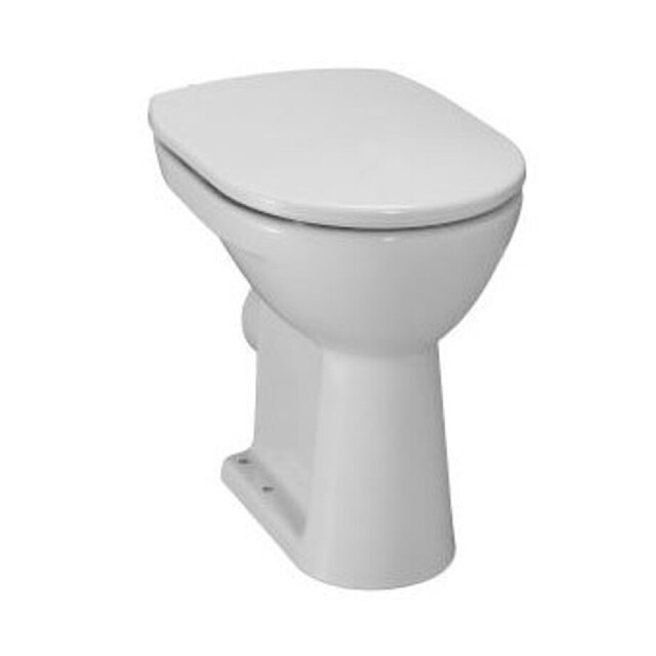 Laufen Pro staand closet 47x36x45cm vlakspoel afvoer PK. verhoogd 2 x 2 schroefgaten keramiek wit h8259560002041 afbeelding 1