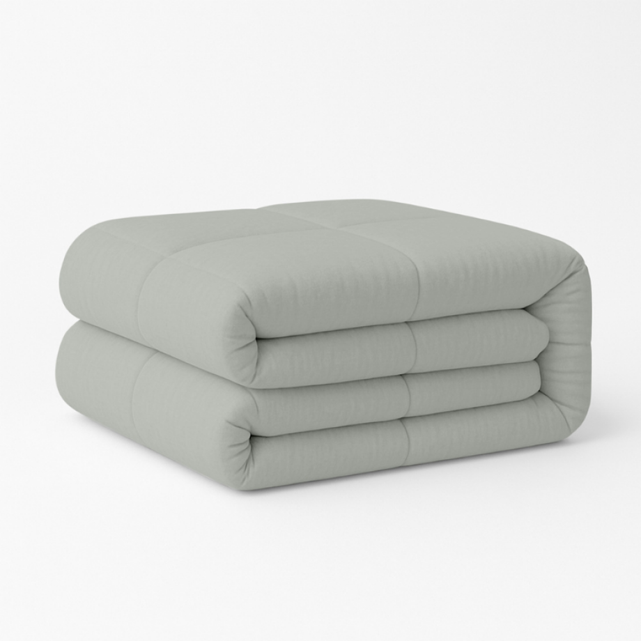 1+1 Gratis Wasbaar Easy Dekbed Zonder Overtrek - Zonder Overtrek - Grijs - Dekbed-Discounter.nl afbeelding 1