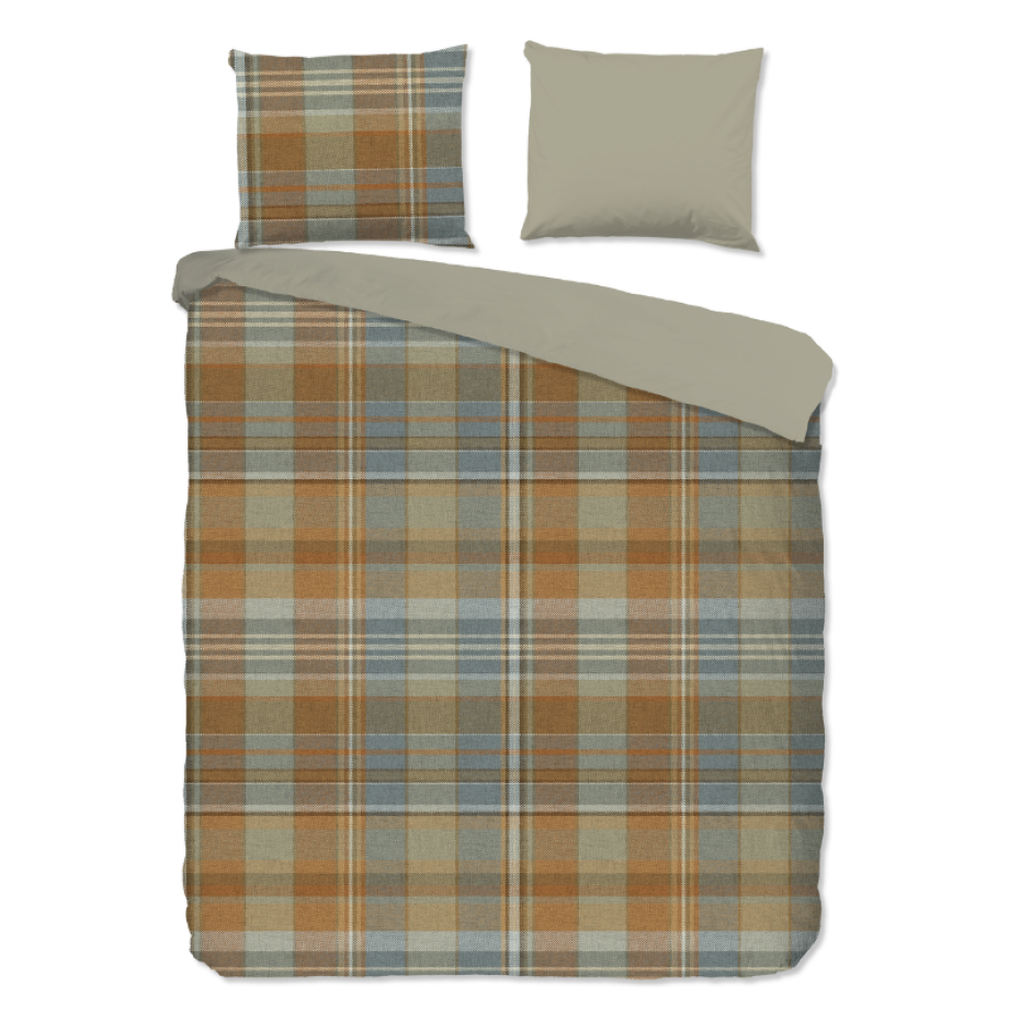 Dekbedovertrek Dekbedovertek Katoen - Humfried - Lits-Jumeaux (240x220 Cm) - Meerkleurig Katoen - Strepen - Good Morning - Dekbed-Discounter.nl afbeelding 1