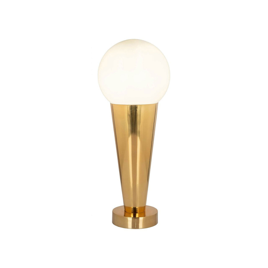 Richmond Tafellamp 'Cone' 51cm hoog, kleur Goud afbeelding 1