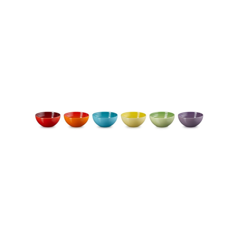 Le Creuset Rainbow partyschaal set van 6 afbeelding 1