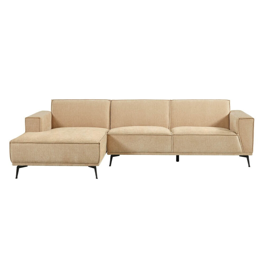 Tower Living 2,5-zits Loungebank 'Leeds' Links, kleur Beige afbeelding 1