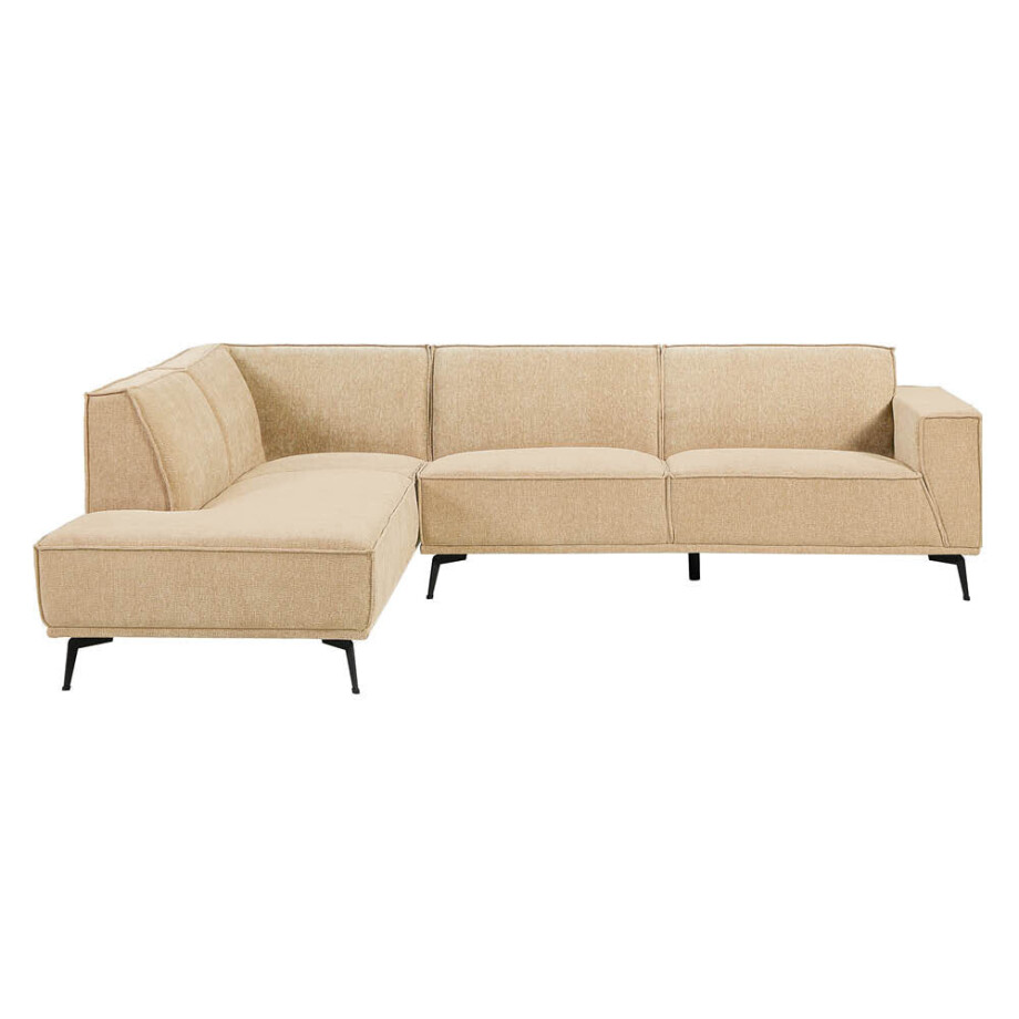 Tower Living 2,5-zits Hoekbank 'Leeds' Links, kleur Beige afbeelding 1