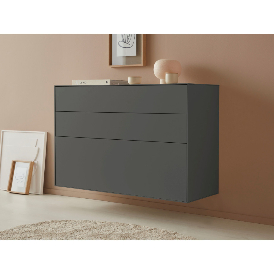 LeGer Home by Lena Gercke Dressoir Essentials Breedte: 112 cm, MDF gelakt, push-to-open-functie afbeelding 1