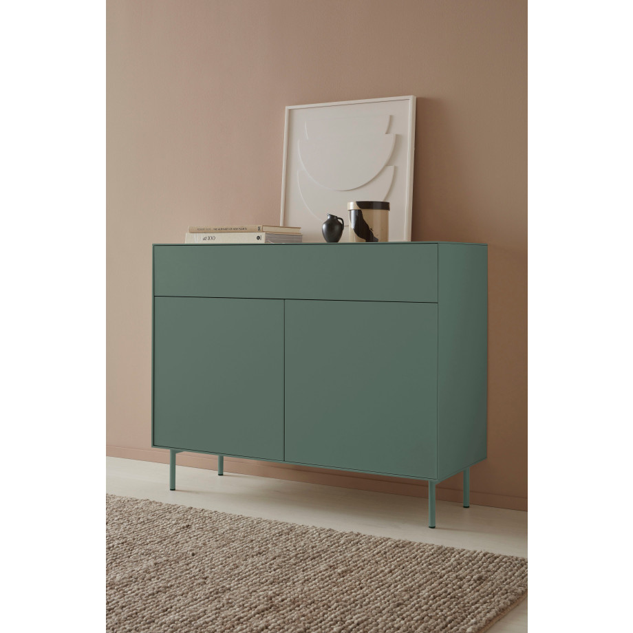 LeGer Home by Lena Gercke Dressoir Essentials Breedte: 112 cm, MDF gelakt, push-to-open-functie afbeelding 1